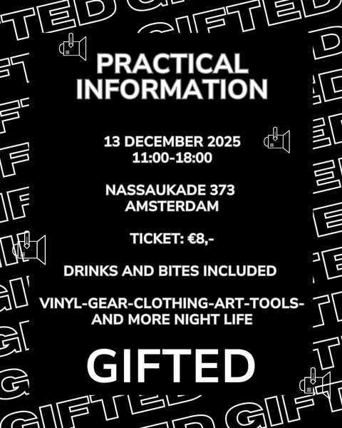 GIFTED. Drink&Food token incl. lottery ticket + entrance.